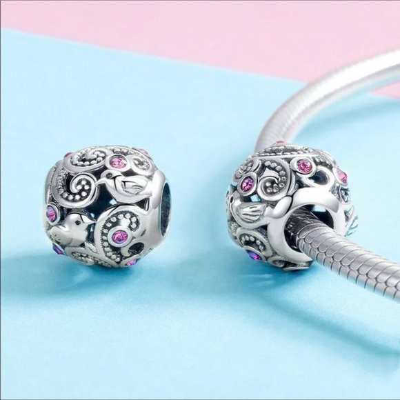 New 925-Charm Bead Fit Original Pandora Bracelet - Picture 2 of 3